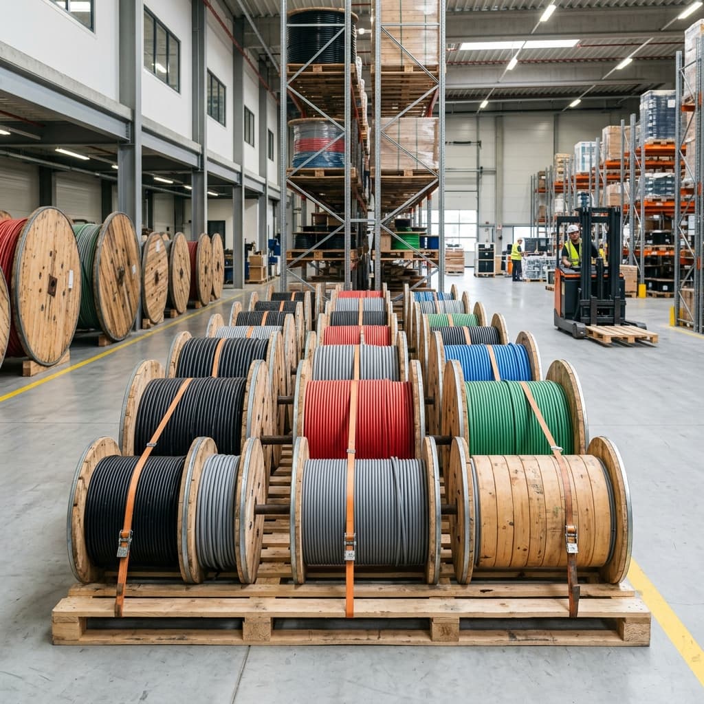 Control cables ready for dispatch