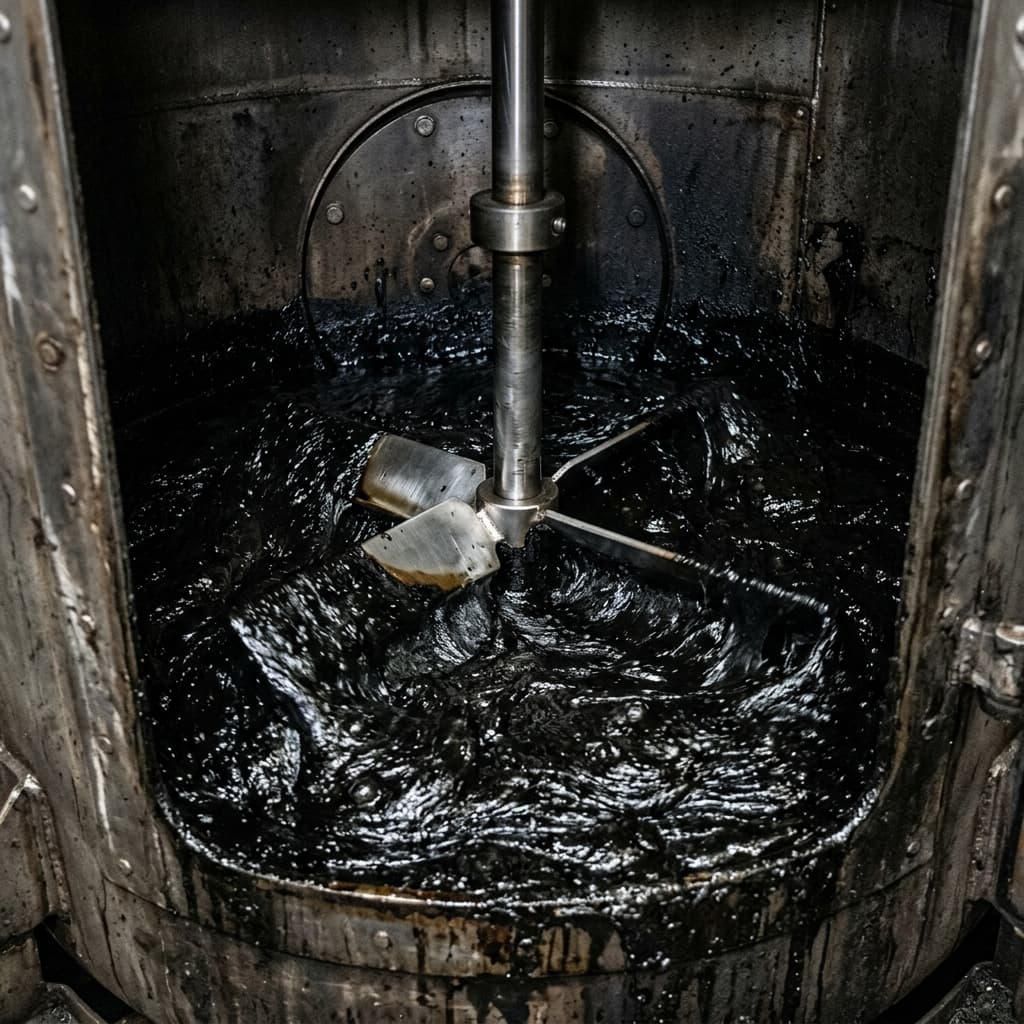Dehydrated coal tar input