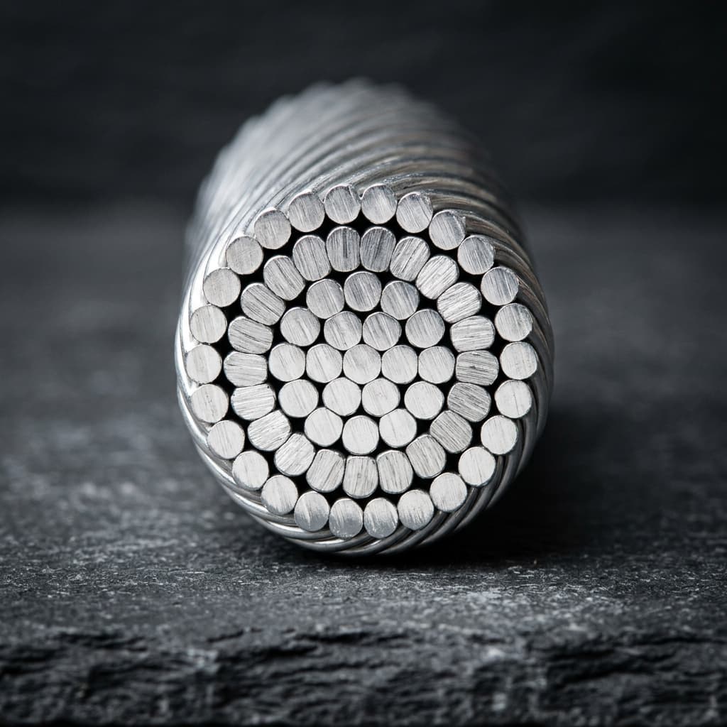 Concentric alloy stranding