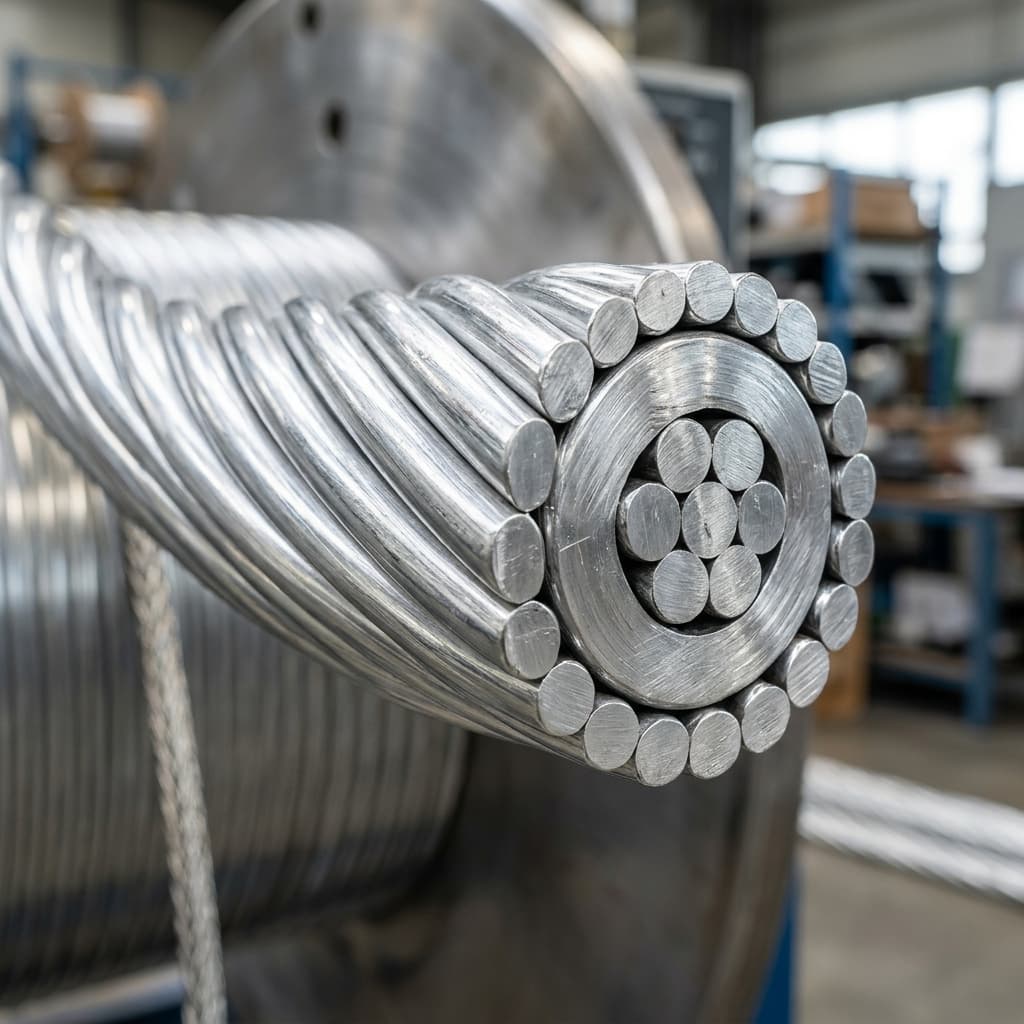 All-aluminium strands