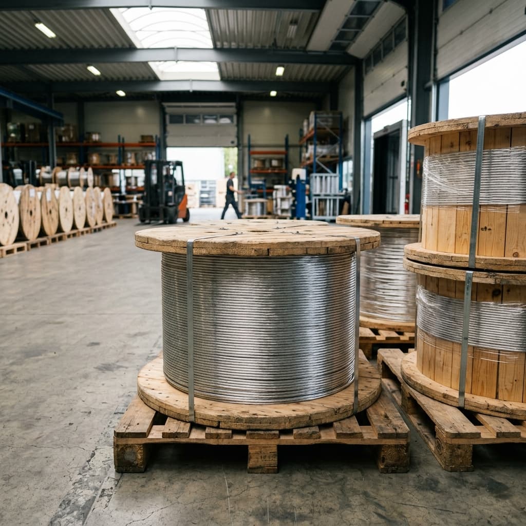 AL59 conductors prepared for shipment