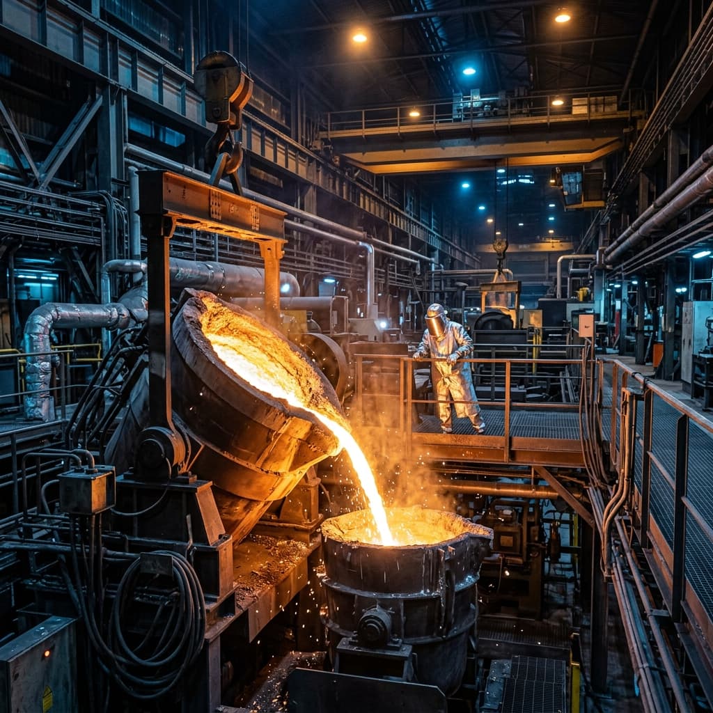 Aluminum Smelting process representing market opportunity