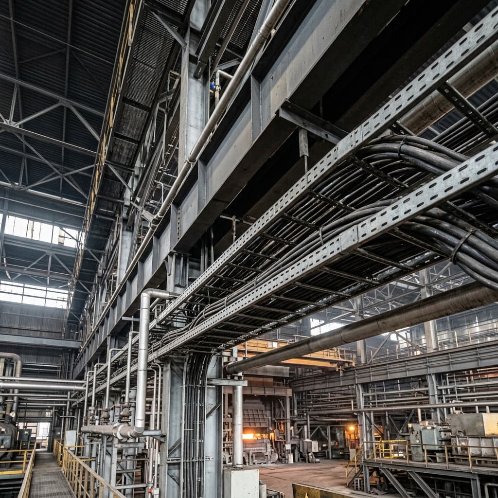 Industrial power supply to panels