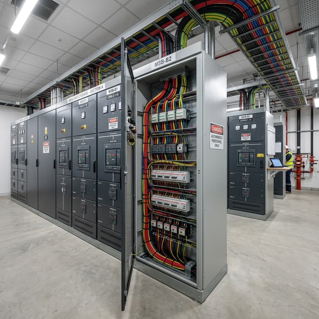 Commercial building distribution networks