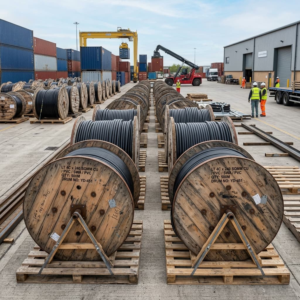 LT power cables ready for dispatch
